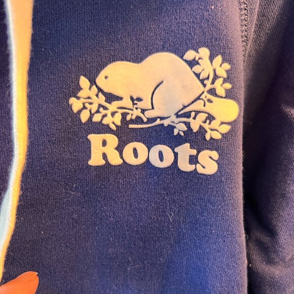 ROOTS Royal Blue Sweatshirt Jacket - Picture 2 of 7